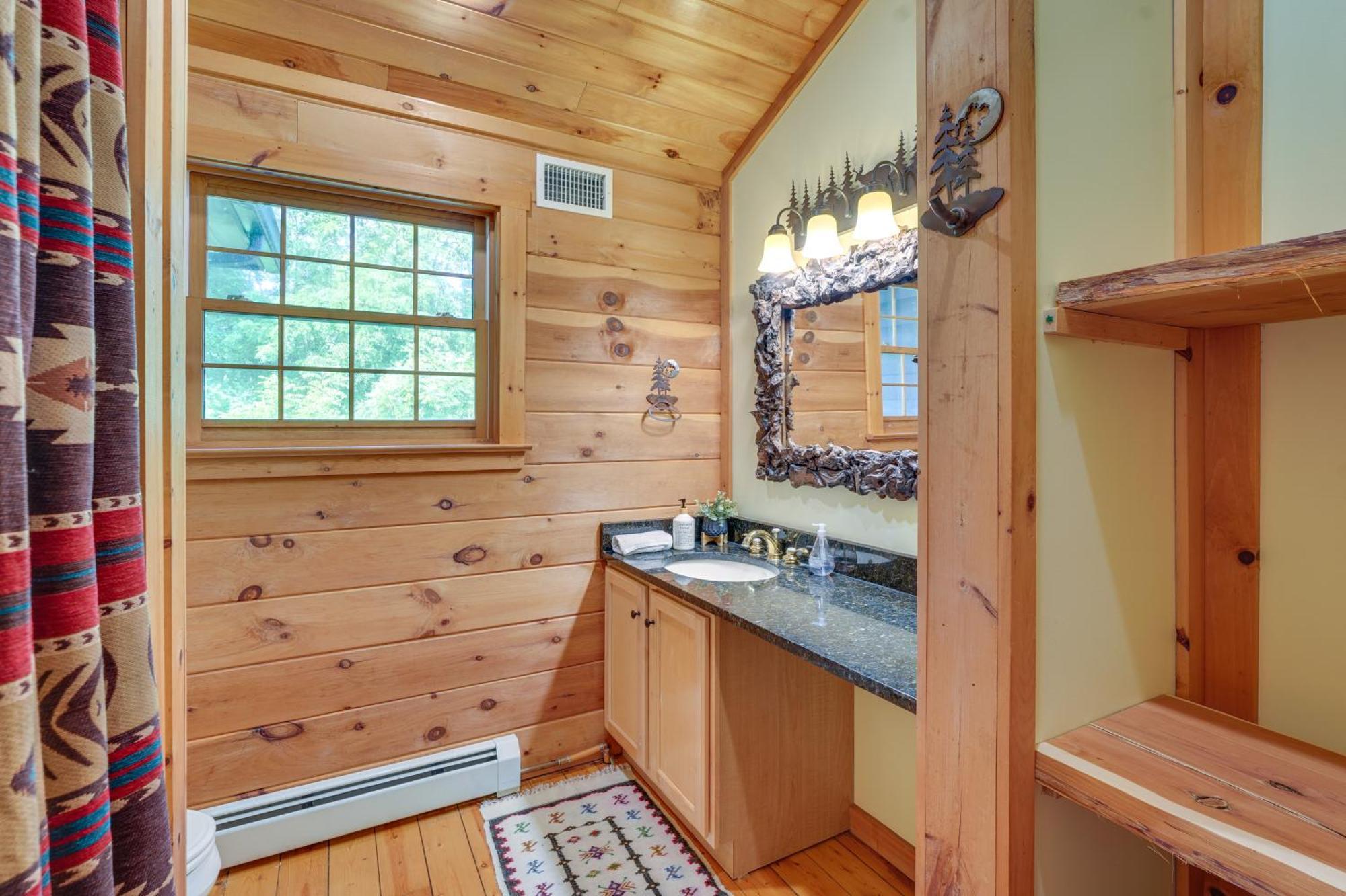 Luxury Log Cabin With Ev Charger And Mtn Views! Blairstown Exterior foto